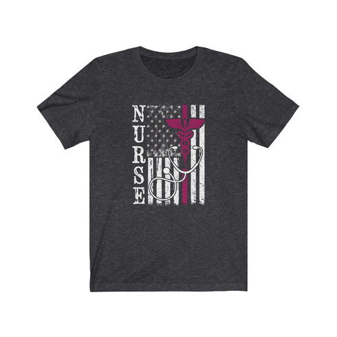 Nurse Purple Medica Insignia - Unisex Jersey Short Sleeve Tee